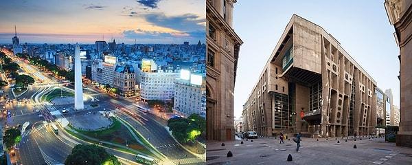 Nasıl olur da Clorindo Testa’nın Buenos Aires’teki banka binası her seferinde beni şaşırtır. İnşaatı biteli 60 yıldan fazla olmasına her gittiğimde bir öncekinden daha da büyüleyici görünür.
