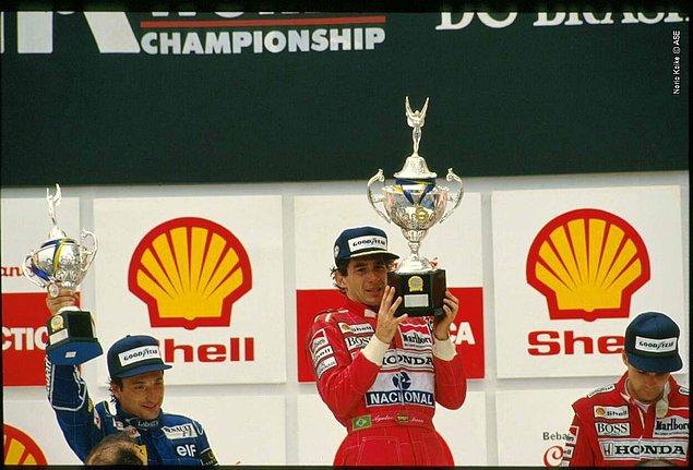 6. Altıncı viteste şampiyon olan bir efsane: Ayrton Senna