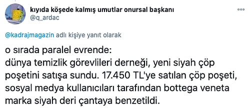 Acaba Bizimle Dalga mı Geçiyorlar? Bottega Veneta Markasının 17 Bin Lira Değerindeki Çöp Poşetinden Hallice Çantası