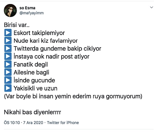 Bulduğu Kusursuz Erkek Arkadaşının Özelliklerini Sayan Kadının Hevesini Kursağında Bırakan Baltalı İlahlar