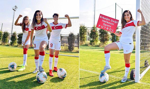10. A Milli Kadın Futbol Takımı'nın kaptanı olarak ülkemizi temsil eden Didem Karagenç...