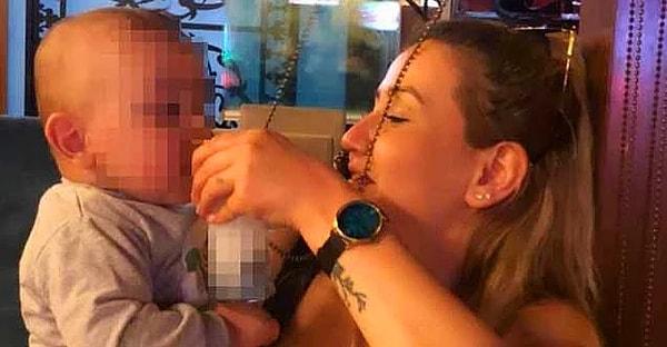 7. Bir annenin 1,5 yaşındaki bebeğine alkol içirirken çekilen fotoğraflarını paylaşması...