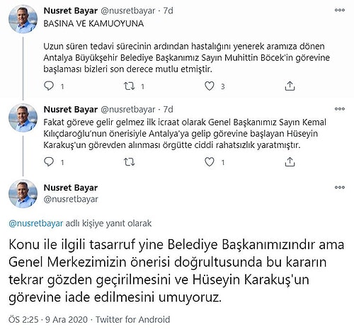 Antalya Büyükşehir Belediye Başkanı Muhittin Böcek'in Yaptığı Atama Tartışma Yarattı: Gelir Gelmez Böyle Bir Atama Şık Olmamıştır