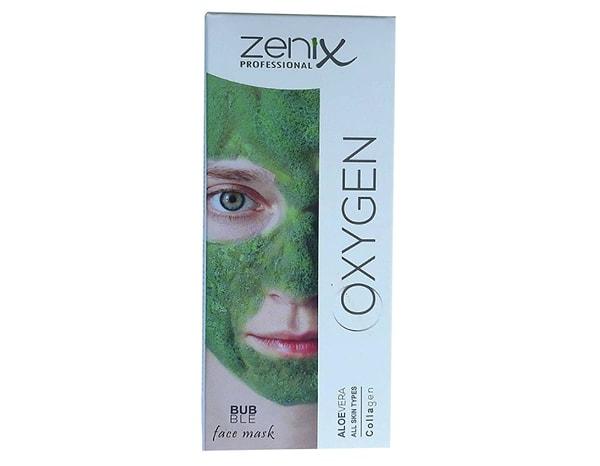 7. Zenix marka aloevera özlü yüz maskesi tüm cilt tipleri için uygun.