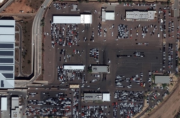 10. Уменьшение спроса на прокат автомобилей у Международного аэропорта Финикс-Скай-Харбор, США