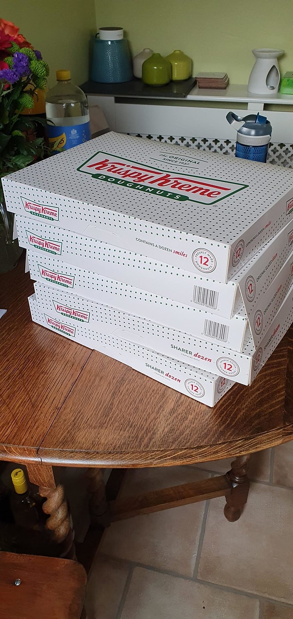 7. «Купил 60 пончиков, чтобы отметить в офисе, свой 20-ый день рождения, и только что мне сказали, что я должен работать из дома ближайшую неделю»