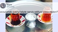 Erzurumluların Çayı Ters Bardakla Servis Etme Adeti Twitter'da Kafaları Karıştırdı