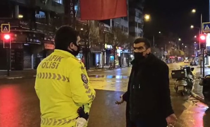 Polis Ekipleri Evsiz Olduğunu Öğrenince Cezai İşlem Uygulamadı