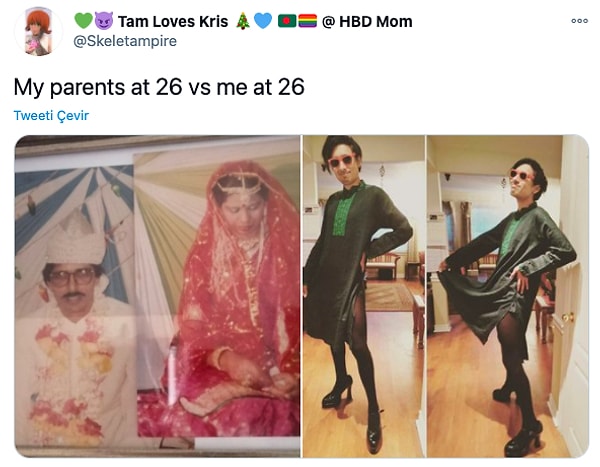 6. "Мои родители, когда им было 26 vs я в те же 26"