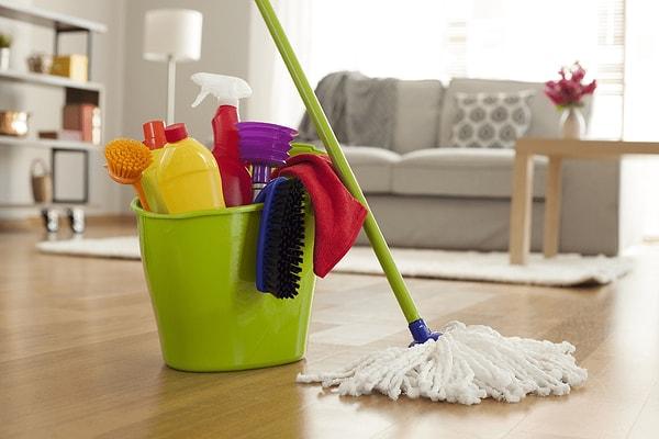 7. Normalde de çok titiziz belki ama, bu süreçte ev temizliğine çok daha fazla önem gösterdik.