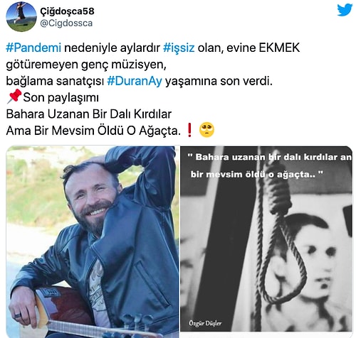 Geçim Sıkıntısı Bir Can Daha Aldı: Müzisyen Duran Ay İntihar Etti