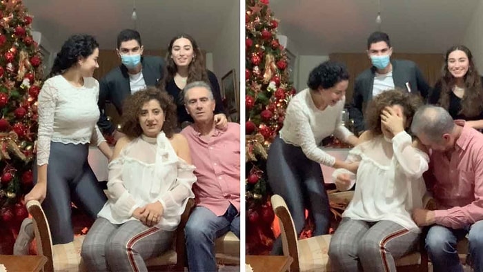 Uzun Süredir Görmedikleri Çocuklarının Aile Fotoğrafı Çekilirken Yaptığı Sürpriz ile Duygusal Anlar Yaşayan Ana-Baba