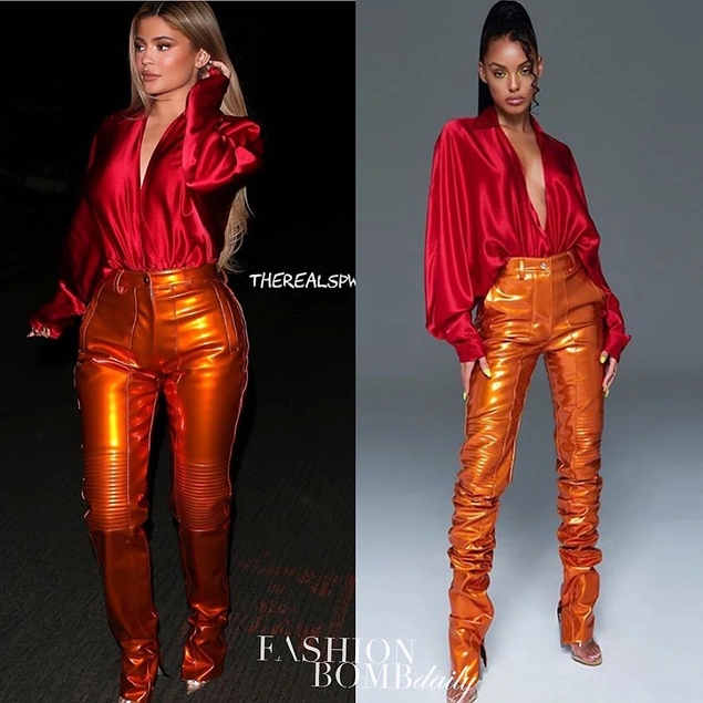 PVC, yani plastikten üretilmiş sert ve parlak giysiler önümüzdeki yıl da moda olacak gibi.