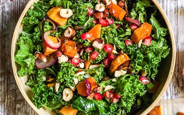 6. Bal Kabaklı Kış Salatası Tarifi: