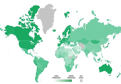 2020 İnsani Özgürlük Endeksi: Yeni Zelanda'nın İlk Sırada Olduğu Listede, Türkiye Üç Basamak Tırmandı