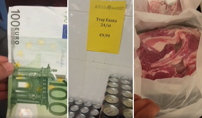 Gurbetçinin Gözü Doymaz mı? 1 Günlük Çalışmasının Karşılığı Olan 100 Euro ile 'Dünyaları' Satın Alan Gurbetçinin 'Coğrafya Kaderdir' Dedirten Görüntüleri