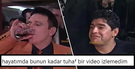 Daha İlginç Bir Video Yok: 1998 Yılında İstanbul'a Gelen Maradona'yı Mustafa Topaloğlu Konserine Götürmüşler