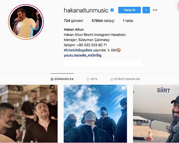 Hakan Altun sen tut, Instagram hesabından takip ettiğin herkesi sil, sadece Gonca Vuslateri'yi takip et! Krala bakar mısınız?