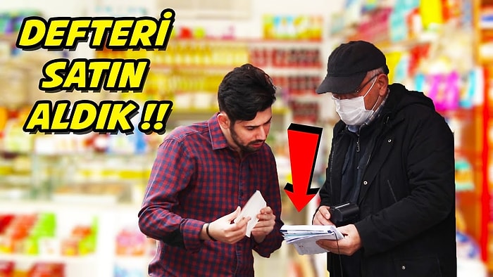 Durumu Olmayan, Bakkala Borçları Olan Vatandaşların Veresiye Defterindeki Borçlarını Ödeyen YouTuberlar