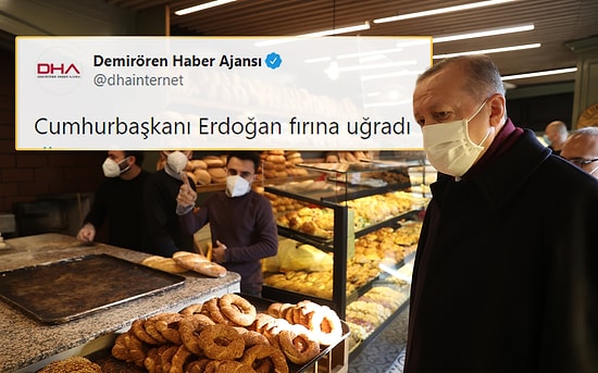Ajansların Geçtiği 'Erdoğan Fırına Uğradı' Haberine Sosyal Medyadan Tepkiler