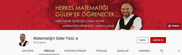 YouTube'da 'Matematiğin Güler Yüzü' isimli bir kanalda harika dersler anlatan Mustafa hocanın görüntüleri sosyal medyada viral oldu.