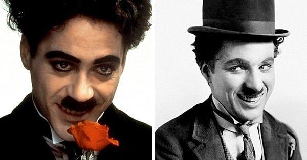7. Robert Downey Jr., Charlie Chaplin rolünde.