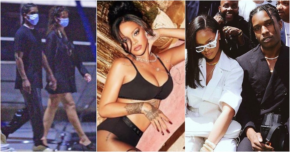 Riri'miz Sonunda Mutluluğu Buldu! Rihanna ile Sevgilisi ASAP Rocky El Ele Görüntülendi! 😍