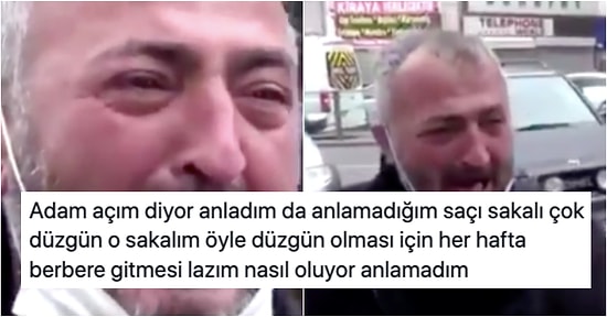 Sokakta Yaşayan Vatandaşın 'Saçının Sakalının Düzgün Olduğunu' Söyleyerek Yoksul Olduğuna İnanmayan Kişi Tepkilerin Odağında