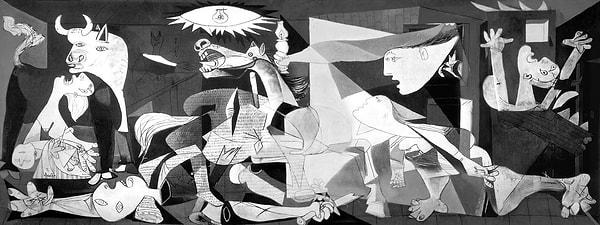 Picasso’nun "Guernica" isimli eseri aslında bir açıklamaya ihtiyaç duymuyor. O bir barış mesajı. Tamamen yıkım içinde resmedilmiş bir dünya…