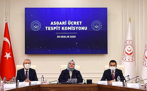 2021'de Geçerli Olacak Asgari Ücretin 2825 Lira Olarak Açıklanmasının Ardından Gelen Tepkiler