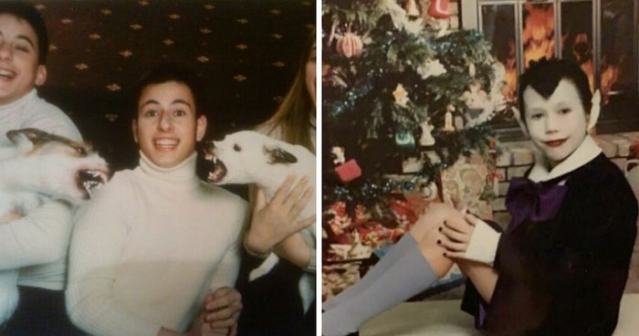 15 смешных, и в то же время, криповых новогодних фотографий из старого семейного альбома