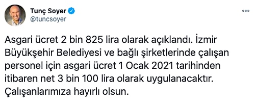 CHP'li Belediyeler Kendi Asgari Ücretlerini Açıklamaya Devam Ediyor: En Düşük Ücret 3100 Lira