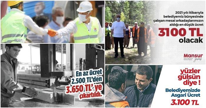 CHP'li Belediyeler Kendi Asgari Ücretlerini Açıklamaya Devam Ediyor: En Düşük Ücret 3100 Lira