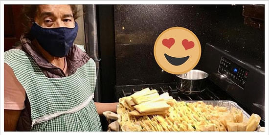 Калифорнийская бабушка приготовила 800 мексиканских лепешек тамалес для медработников больницы, которые вылечили ее от коронавируса