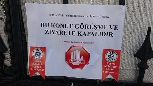 Edremit’te Bir Ev Mutasyonlu Virüs Nedeniyle Karantina Altına Alındı