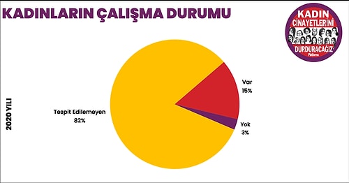 2020'de 300 Kadın Öldürüldü, 171 Kadın Şüpheli Şekilde Ölü Bulundu