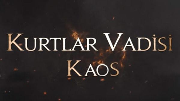 Show TV'de ekrana getirilecek olan Kurtlar Vadisi Kaos dizisinin 2021 yılının Şubat ayında izleyiciyle buluşacağı açıklandı.