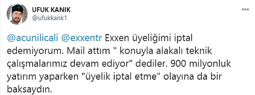 Yayın Hayatına Başlayan Dijital Platform Exxen'de Üyelik İptali Bölümü Olmaması Üyelerden Tepki Aldı