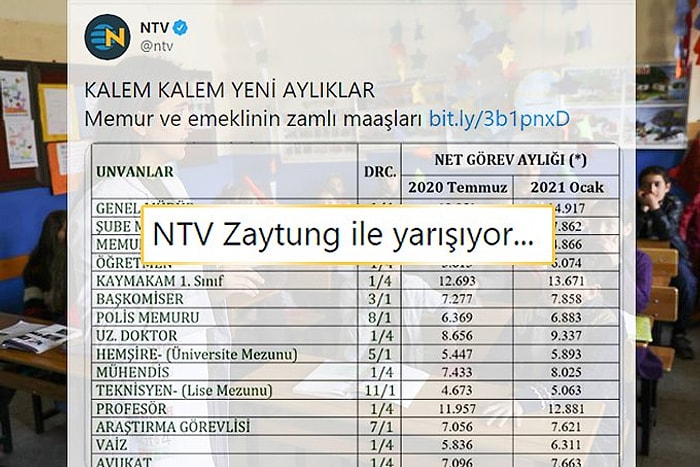 NTV'nin Maaş Tablosuna Öğretmen ve Hemşirelerden Tepki: 'İlla Bordromuzu mu Atalım?'