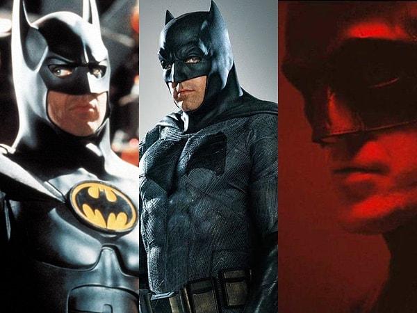 10. DC Films Başkanı Walter Hamada, 2022 yılında çıkacak filmlerde Ben Affleck, Michael Keaton ve Robert Pattinson'ın 3 farklı Batman'i canlandıracağını açıkladı.