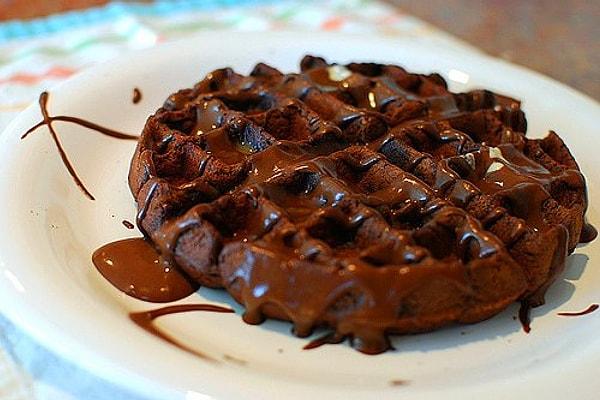7. Brownie Waffle Tarifi: