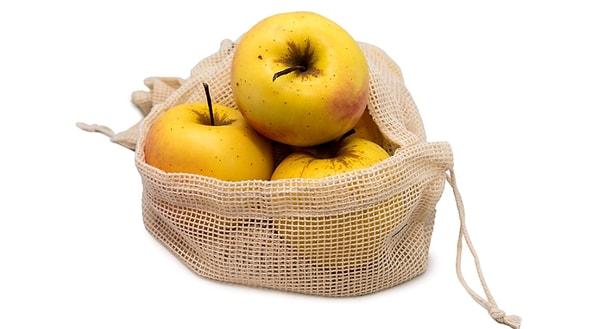 2. File meyve sebze torbalarını da gönül rahatlığıyla senelerce kullanabilirsiniz.