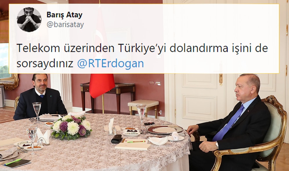 Türk Telekom Vurgunuyla Suçlanan Hariri'nin Erdoğan Tarafından Ağırlanması Tepki Çekti