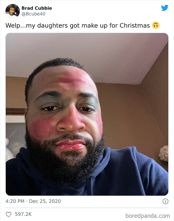 3. Праздничный макияж к Рождеству.