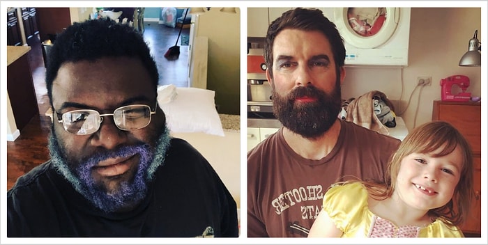 14 похорошевших отцов, посетивших "салоны красоты" своих дочек