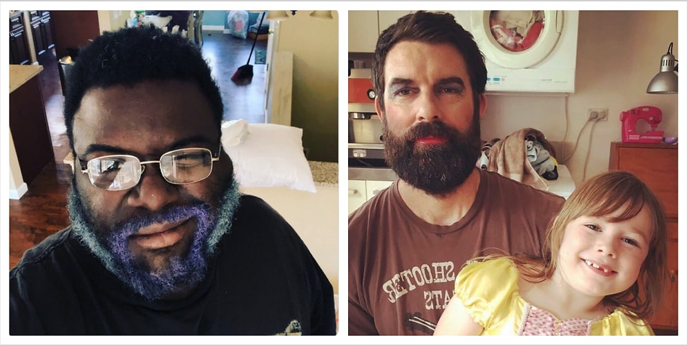 14 похорошевших отцов, посетивших "салоны красоты" своих дочек