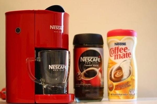 Nescafe çözülebilir bir hazır kahve markası!