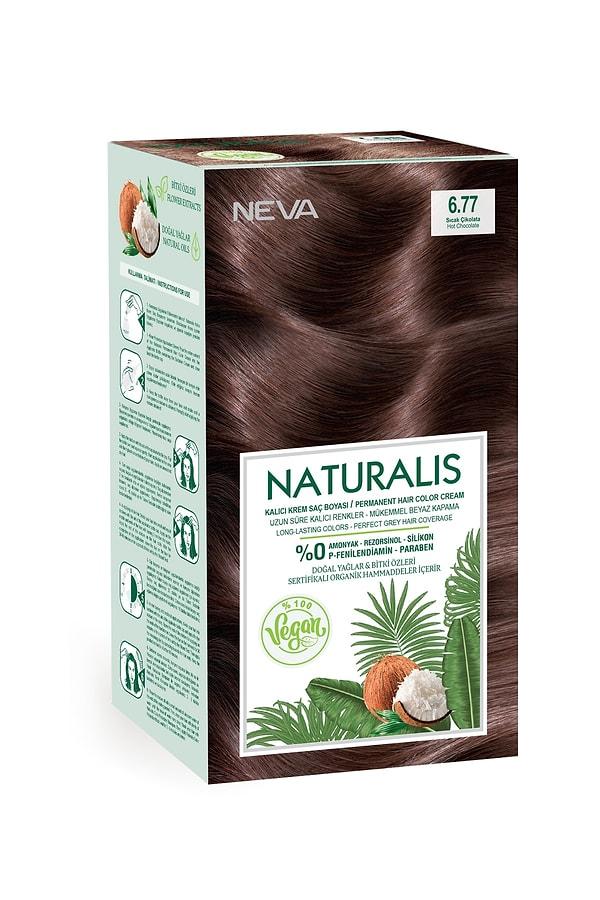 13. %100 vegan Naturalis saç boyasının sıcak çikolata rengi çok güzel bence...