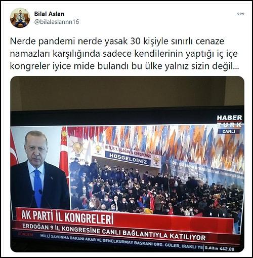 Pandemi Kurallarının Unutulduğu AKP Kongreleri Tepki Topladı!