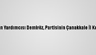 Ak Parti Genel Başkan Yardımcısı Demiröz, Partisinin Çanakkale İl Kongresinde Konuştu: